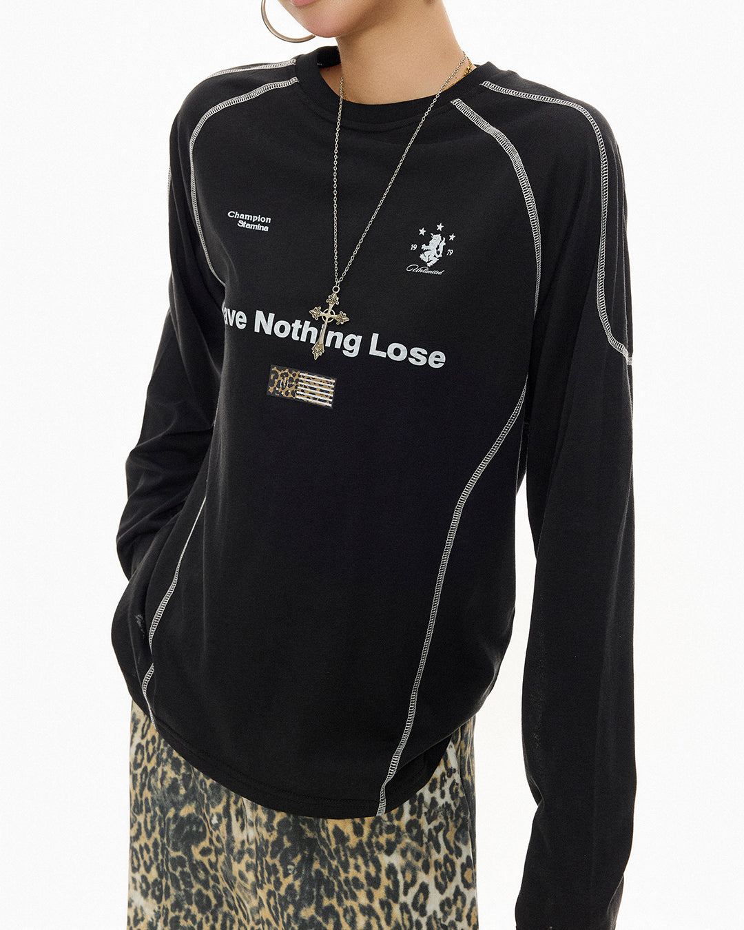 HASSEL-LINE QUICK-DRY COOLING JERSEY TOPS - BLACK
