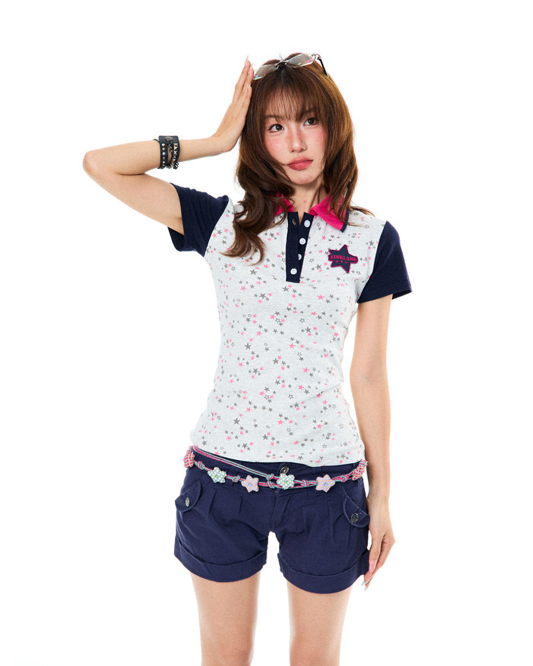 VINTAGE STAR GRAPHIC T-SHIRTS - LIGHT GREY