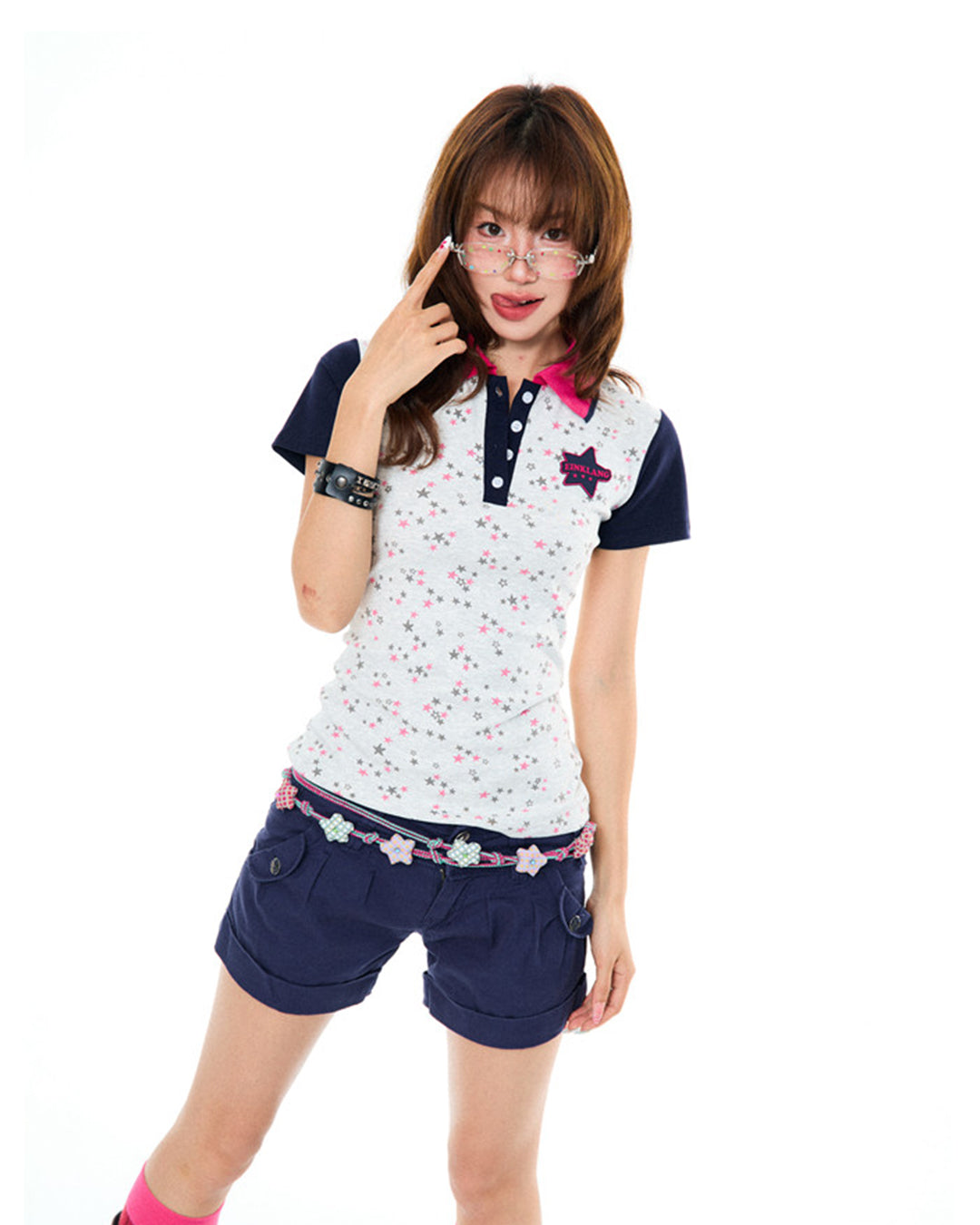 VINTAGE STAR GRAPHIC T-SHIRTS - LIGHT GREY
