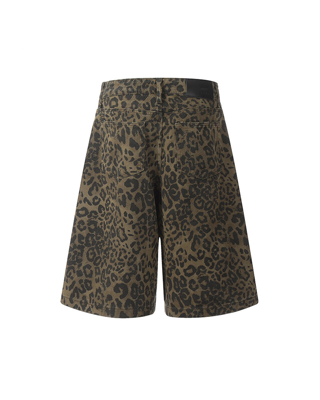 AMERICAN RETRO LEOPARD JORTS - GREEN