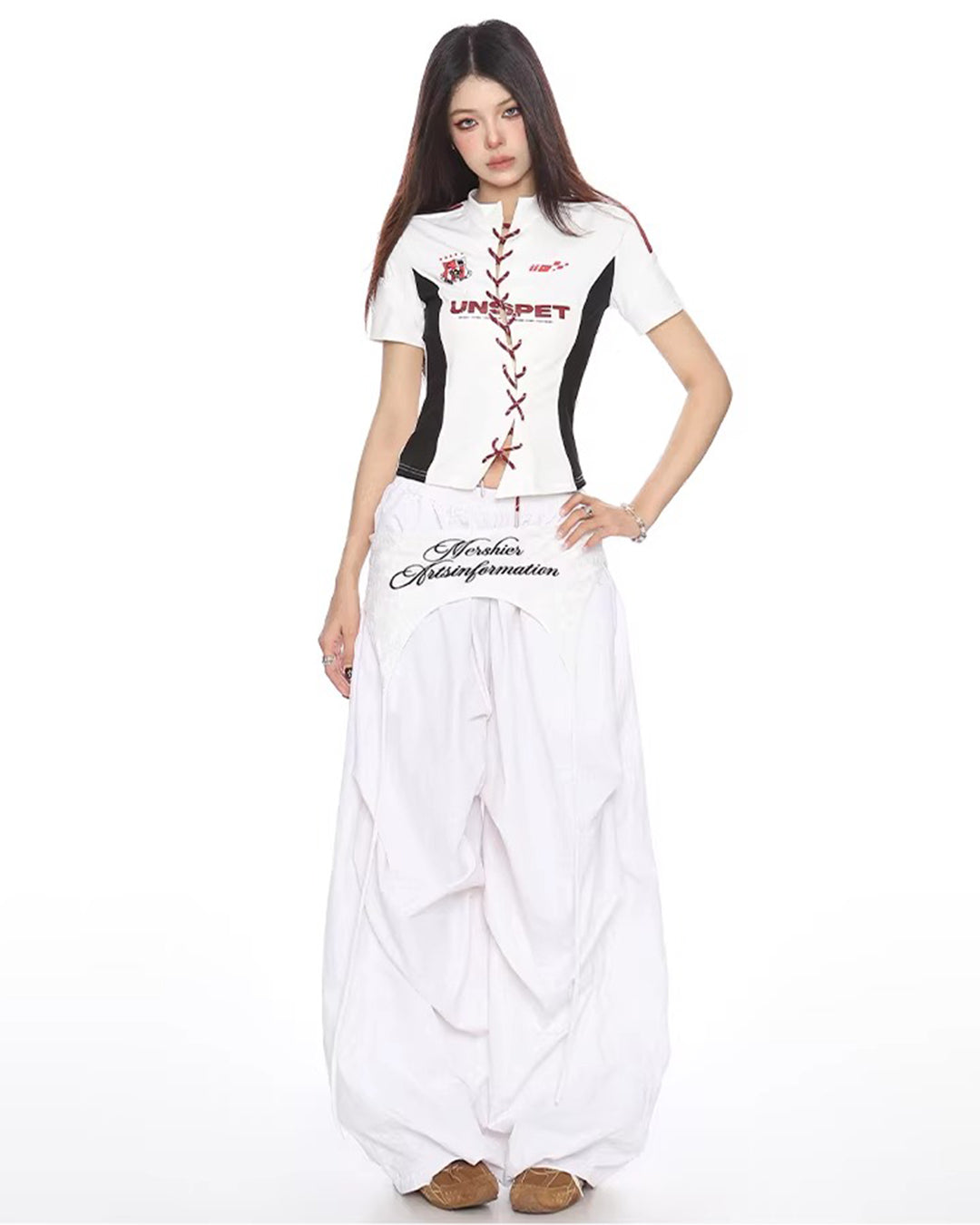 TIE FRONT FOOTBALL T-SHIRTS