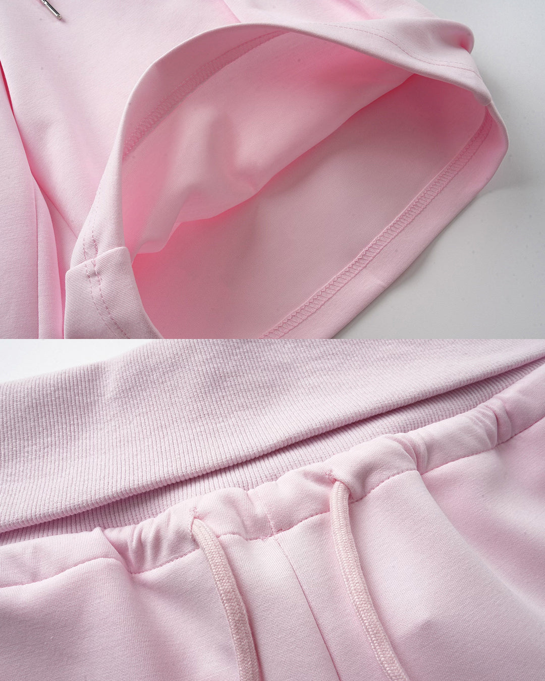 UTILITY POCKET ATHLETIC CROPPED SWEATS - PINK