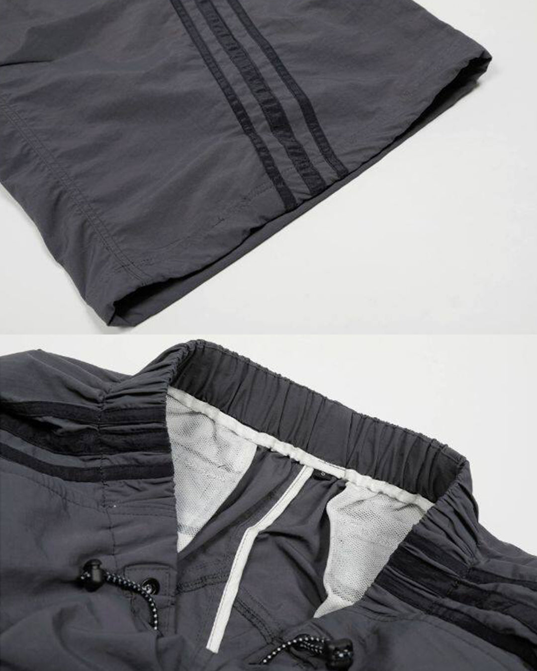 WATERPROOF QUICK-DRY MULTI-POCKET PARACHUTE PANTS - GREY