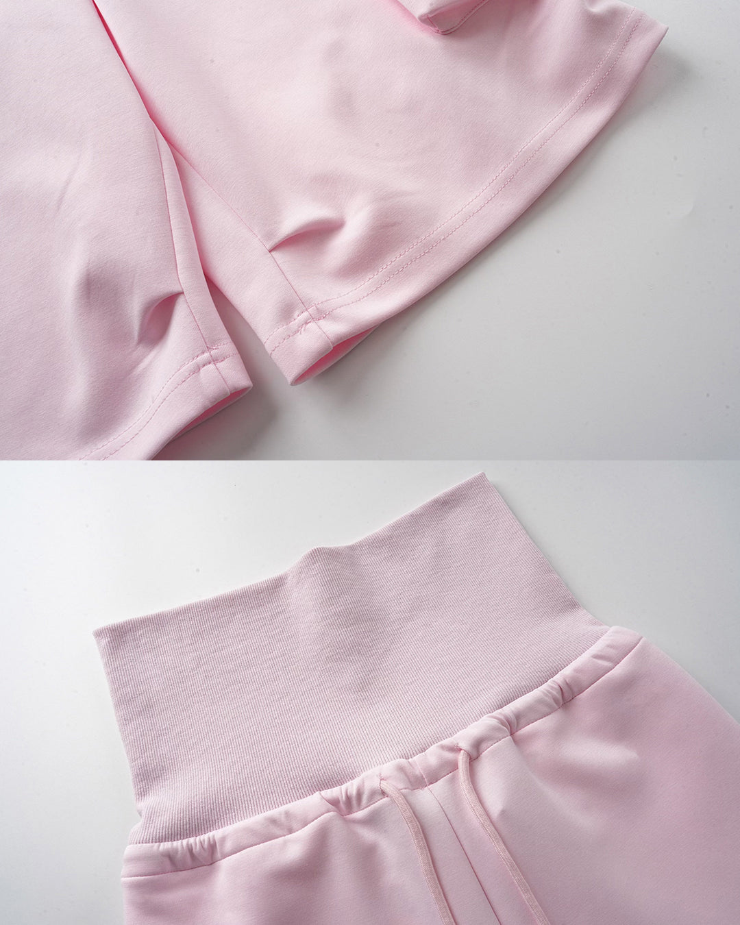 UTILITY POCKET ATHLETIC CROPPED SWEATS - PINK